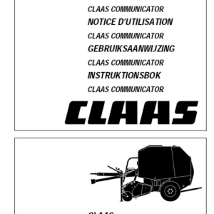 Claas Rollant 255 Communicator User Manual - PDF DOWNLOAD