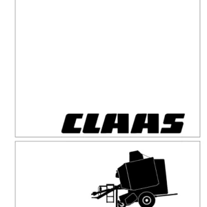 Claas Variant 180 180 RC Operator's Manual - PDF DOWNLOAD