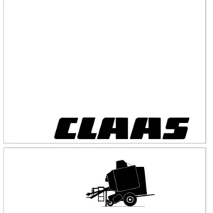 Claas Variant 180 Operator's Manual - PDF DOWNLOAD