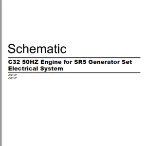EN CAT Engine – Generator Set XGC1900 Power Module Electrical System Schematic Manual – PDF DOWNLOAD