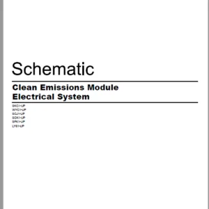 EN CAT Engine - Generator Set Clean Emissions Module Electrical System Schematic Manual - PDF DOWNLOAD