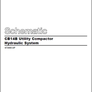 EN CAT Paving Compactor CB14B   Hydraulic Schematic  Manual - PDF DOWNLOAD