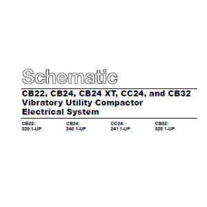 EN CAT Paving Compactor CB22 CB24 CB24XT CC24 CB32 Vibratory 293-2774-00 KENR7129 Electric Schematic  Manual - PDF DOWNLOAD