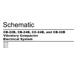EN CAT Paving Compactor CB22B CB24B CC24B CB32B Vibratory  Electric Schematic Manual - PDF DOWNLOAD