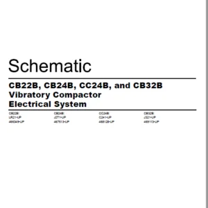 EN CAT Paving Compactor CB22B CB24B XW CC24B CB32B Vibratory   Electric Schematic Manual - PDF DOWNLOAD