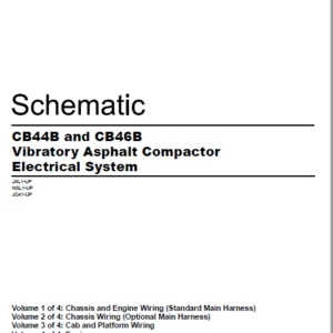 EN CAT Paving Compactor CB44B CB46B Vibratory Asphalt Engine  Electric Schematic Manual - PDF DOWNLOAD