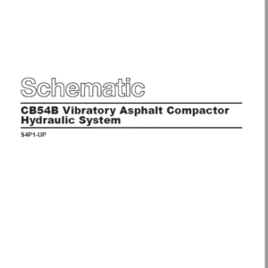 EN CAT Paving Compactor CB54B Vibratory Asphalt  Hydraulic Schematic  Manual - PDF DOWNLOAD