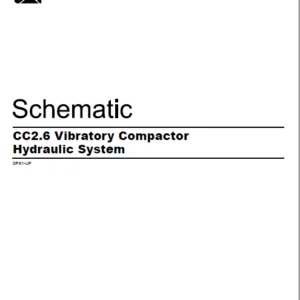 EN CAT Paving Compactor CC2.6 Vibratory  Hydraulic Schematic  Manual - PDF DOWNLOAD
