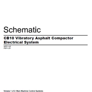 EN CAT Paving Compactor CCS7 Combination  Electric Schematic Manual -  PDF DOWNLOAD
