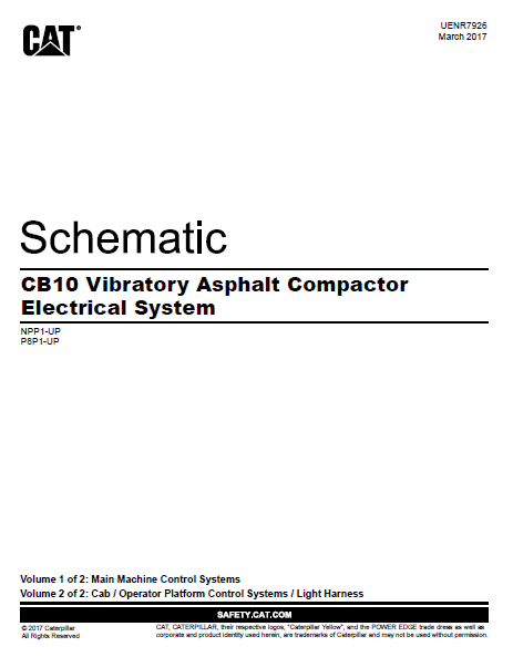 En Cat Paving Compactor Ccs7 Combination Electric Schematic Manual Pdf Download Heydownloads