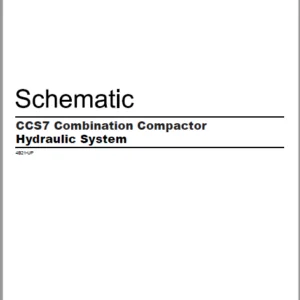 EN CAT Paving Compactor CCS7 Combination  Hydraulic Schematic  Manual - PDF DOWNLOAD
