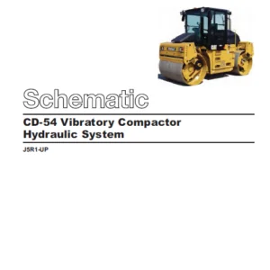 EN CAT Paving Compactor CD-54 Vibratory  Hydraulic Schematic  Manual - PDF DOWNLOAD
