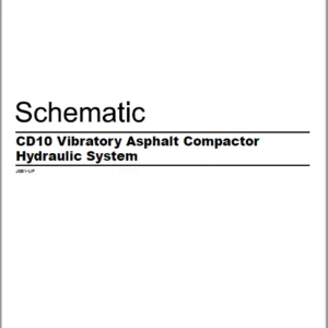 EN CAT Paving Compactor CD10 Vibratory Asphalt Compactor Hydraulic System Schematic Manual - PDF DOWNLOAD