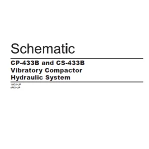 EN CAT Paving Compactor CP-433B CS-433B Vibratory 6R-0735-Hydraulic Schematic  Manual - PDF DOWNLOAD