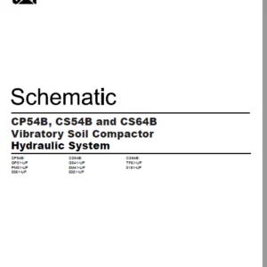 EN CAT Paving Compactor CP54B CS54B CS64B Vibratory Soil  Hydraulic Schematic  Manual - PDF DOWNLOAD