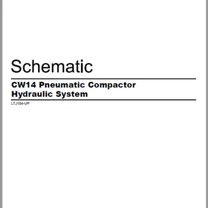 EN CAT Paving Compactor CW14 Pneumatic  Schematic  Manual - PDF DOWNLOAD