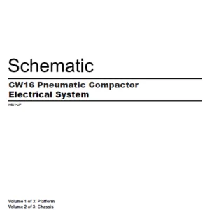 EN CAT Paving Compactor CW16 Pneumatic  Electric Schematic  Manual - PDF DOWNLOAD