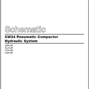 EN CAT Paving Compactor CW34 Pneumatic Hydraulic Schematic Manual - PDF DOWNLOAD