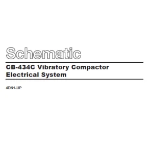 EN CAT Paving Compactor CB34B CB34B XW CC34B Vibratory  Electric Schematic Manual - PDF DOWNLOAD