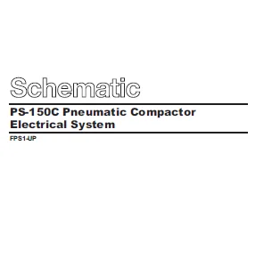 EN CAT Paving Compactor PS-150C Pneumatic  Electric Schematic Manual - PDF DOWNLOAD