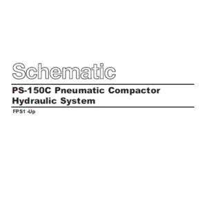 EN CAT Paving Compactor PS-150C Pneumatic  Hydraulic Schematic  Manual - PDF DOWNLOAD