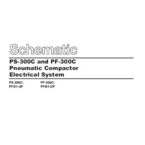 EN CAT Paving Compactor PS-300C PF-300C Pneumatic 239-2343 KENR7068 Electric Schematic  Manual PDF DOWNLOAD