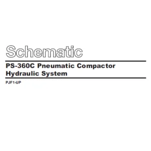 EN CAT Paving Compactor PS-360C Pneumatic  Hydraulic Schematic  Manual - PDF DOWNLOAD