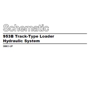 EN CAT Track-Type Loader 953B  Hydraulic Schematic Manual - PDF DOWNLOAD