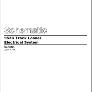 EN CAT Track-Type Loader 953C  Electric Schematic Manual - PDF DOWNLOAD