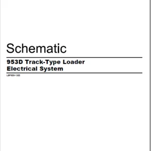 EN CAT Track-Type Loader 953D Electric Schematic  Manual - PDF DOWNLOAD