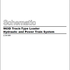 EN CAT Track-Type Loader 963D Power Train Hydraulic Schematic  Manual - PDF DOWNLOAD