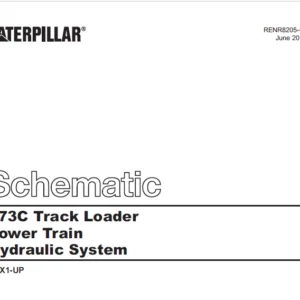 EN CAT Track-Type Loader 973C Power Train   Hydraulic Schematic  Manual - PDF DOWNLOAD