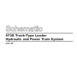 EN CAT Track-Type Loader 973D Power Train   Hydraulic Schematic  Manual - PDF DOWNLO