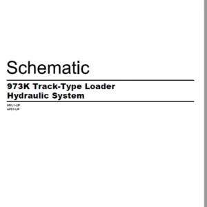 EN CAT Track-Type Loader 973K   Hydraulic Schematic  Manual - PDF DOWNLOAD