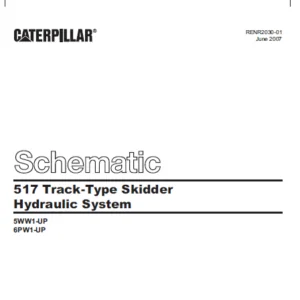 EN CAT Track-Type Skidder 517 Hydraulic System  Hydraulic Schematic Manual - PDF DOWNLOAD