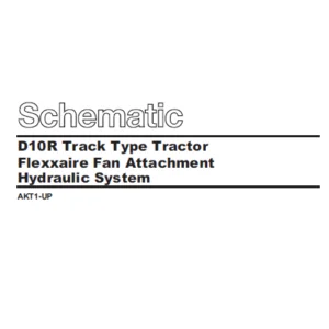 EN CAT Track Type Tractor D10R Flexxaire Fan Hydraulic System  Manual - PDF DOWNLOAD