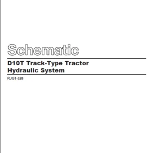 EN CAT Track Type Tractor D10T Hydraulic System  Schematic Manual - PDF DOWNLOAD