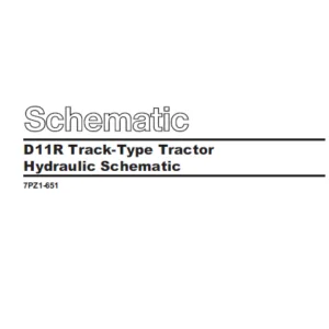 EN CAT Track Type Tractor D11R Hydraulic Schematic Manual - pdf download