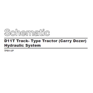 EN CAT Track Type Tractor D11T Dozer Hydraulic System  Schematic Manual - PDF DOWNLOAD