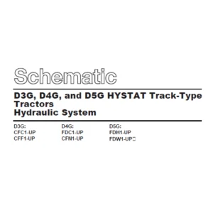 EN CAT Track Type Tractor D3G D4G & D5G HYSTAT HYDRAULIC SYSTEM  Schematic Manual - PDF DOWNLOAD