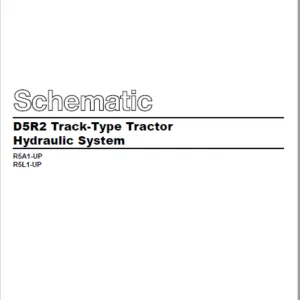 EN CAT Track Type Tractor D5R2 Hydraulic System  Schematic Manual - PDF DOWNLOAD