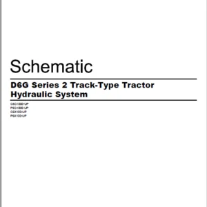 EN CAT Track Type Tractor D6G Series 2 Hydraulic System  Schematic Manual - PDF DOWNLOAD