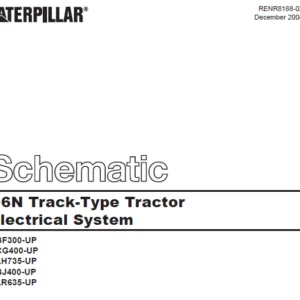 EN CAT Track Type Tractor D6N Electrical System  Schematic Manual - PDF DOWNLOAD