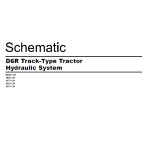 EN CAT Track Type Tractor D6R Hydraulic System  Schematic Manual - PDF DOWNLOAD