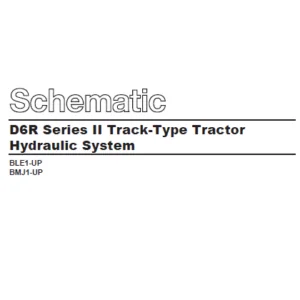 EN CAT Track Type Tractor D6R Series II Hydraulic System  Schematic  Manual   - PDF DOWNLOAD
