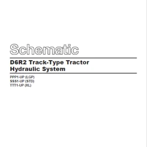 EN CAT Track Type Tractor D6R2 Hydraulic System  Schematic Manual - PDF DOWNLOAD