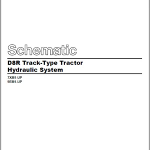 EN CAT Track Type Tractor D8R Hydraulic System Schematic Manual - PDF DOWNLOAD