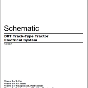 EN CAT Track Type Tractor D8T Electrical System  Schematic Manual - PDF DOWNLOAD