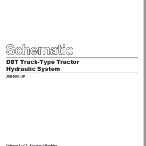 EN CAT Track Type Tractor D8T Hydraulic System  Schematic Manual - PDF DOWNLOAD