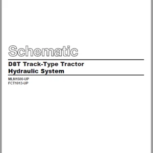 EN CAT Track Type Tractor D8T Hydraulic System  Schematic Manual -PDF DOWNLOAD
